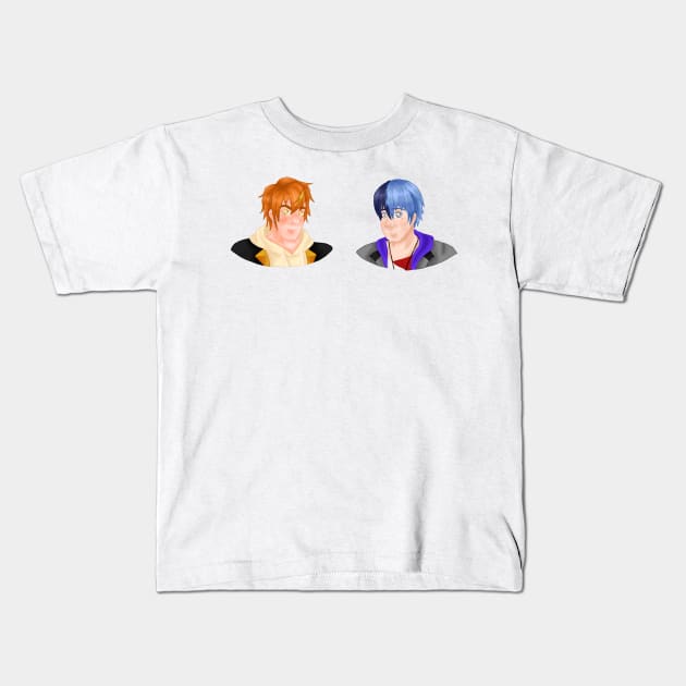 Akito and Toya Kids T-Shirt by DrawFelix-Shop